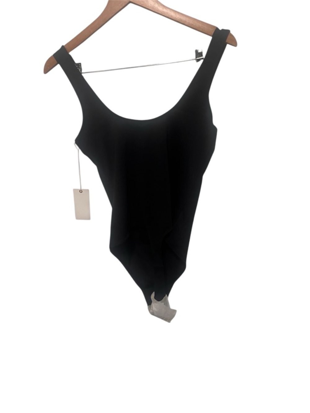 GOD American Black Scoop-Neck Bodysuit Made in USA👍🏼